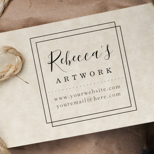 Tampons Encreurs Créez votre propre oeuvre de nom personnalisé