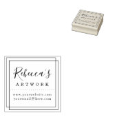 Tampons Encreurs Créez votre propre oeuvre de nom personnalisé (Tamponné)