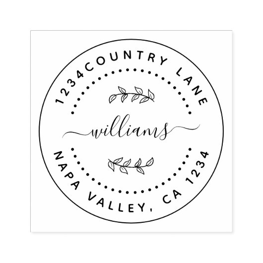 Tampons Encreurs Créez votre propre ronde moderne (Impression)