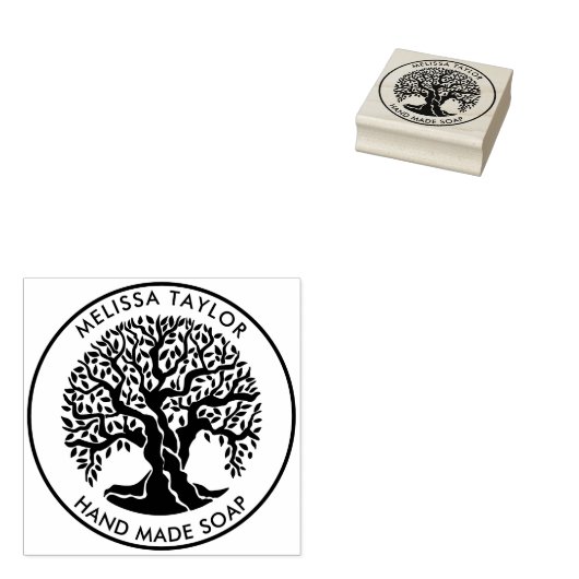 Tampons Encreurs Créez Votre Propre Timbre En Caoutchouc D'Olivier (Tamponné)