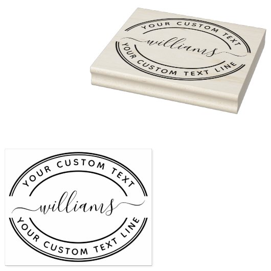 Tampons Encreurs Créez votre propre timbre en caoutchouc moderne (Tamponné)