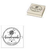 Tampons Encreurs Crochet moderne fait main avec amour (Tamponné)