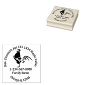 Tampons Encreurs Croisière à coq noir Coordonnées Caoutchouc S (Tamponné)