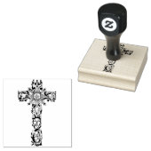 Tampons Encreurs Croix chrétienne catholique IHS décorative (Tamponné)