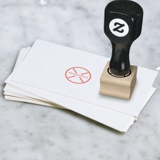 Tampons Encreurs Croix circulaire personnalisée rachetée