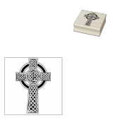 Tampons Encreurs Croix ornementale de noeud celtique Timbre en caou (Tamponné)