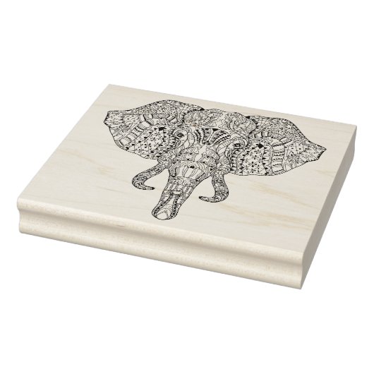 Tampons Encreurs Croquis de la tête d'éléphant (Tampon)