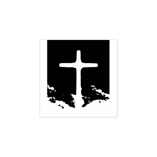 Tampons Encreurs Cross of Light Jesus Christ Customizable Christian (Impression)