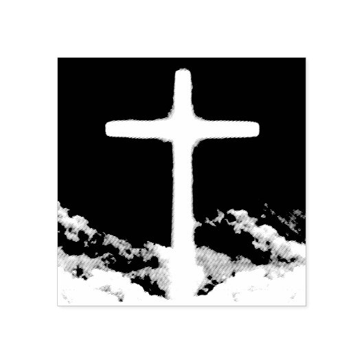 Tampons Encreurs Cross of Light Jesus Christ Customizable Christian (Impression)