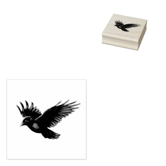Tampons Encreurs Crow vintage moderne (Tamponné)