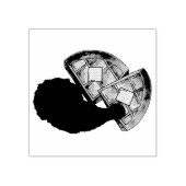 Tampons Encreurs Cuisine soule classique Poulet frit et gaufres Din (Impression)