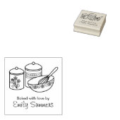 Tampons Encreurs Cuisson - Mélangeur de bol, Whisker, Canisters Nom (Tamponné)