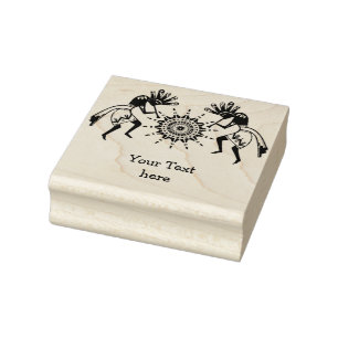 Tampons Encreurs Culture amérindienne - Soleil Danser Kokopelli 1