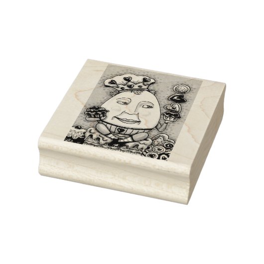 TAMPONS ENCREURS CUPCAKES DUMPTY ET TRAITEMENTS DOUCES, UN BON OEUF (Tampon)