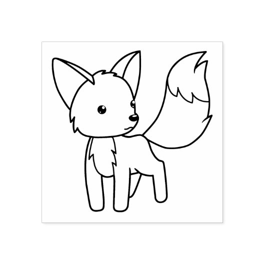 Tampons Encreurs Curieux Petit Fox Couleur Me (Impression)