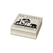 Tampons Encreurs Custom Ex Libris, Wild Animals Africa Book (Tampon)