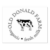 Tampons Encreurs Custom Fresh Farm Small Business (Impression)