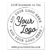 Tampons Encreurs Custom Handmade in Usa Website Business Logo (Impression)