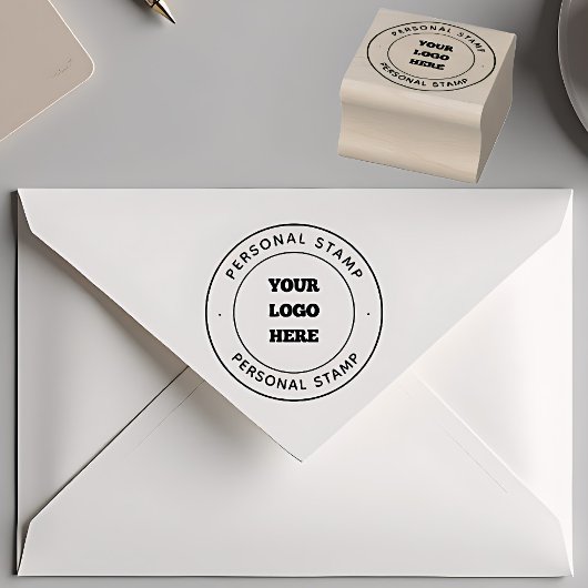 Tampons Encreurs Custom Logo Rubber Stamp Personalized Branding