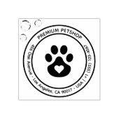 Tampons Encreurs Custom Pet Shop Logo Stamp (Impression)