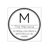 Tampons Encreurs Custom Self Inking Address Stamp (Impression)