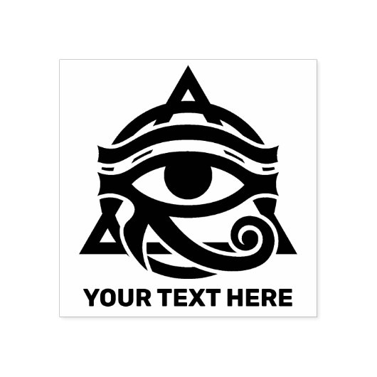 Tampons Encreurs Custom Text Eye of Horus (Impression)