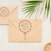 Tampons Encreurs Custom The Future M & Mme Mariage Adresse de retou