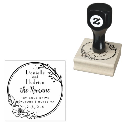 Tampons Encreurs Custom Wedding Stamp (Tamponné)