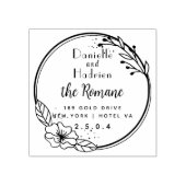 Tampons Encreurs Custom Wedding Stamp (Impression)