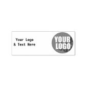 Tampons Encreurs Customizable Rubber Stamp Business Logo (Tamponné)