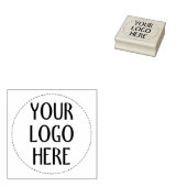 Tampons Encreurs Customize Your Black White company logo (Tamponné)