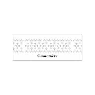 Tampons Encreurs Cute Blue Snowflakes Motif Thunder_Cove