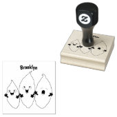 Tampons Encreurs Cute chantant des patates douces caricaturales lég (Tamponné)