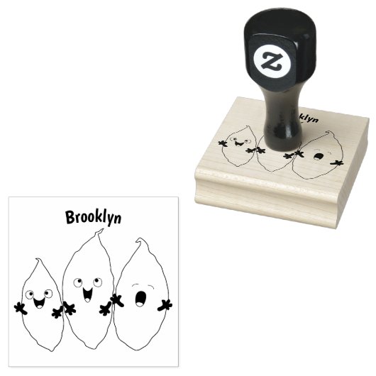 Tampons Encreurs Cute chantant des patates douces caricaturales lég (Tamponné)