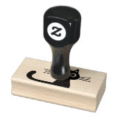 Tampons Encreurs Cute chat Kitty avec de longs Whiskers et une long (Tampon)