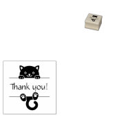 Tampons Encreurs Cute Chat Noir Merci de Pékin 1x1 (Tamponné)