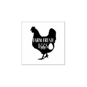 Tampons Encreurs Cute Chicken Farm Oeufs Frais Carton (Impression)