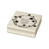 Tampons Encreurs Cute couronne florale Script Décontracté Livre de  (Tampon)