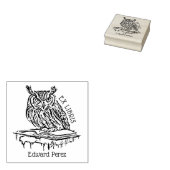 Tampons Encreurs Cute Ex Libris Owl Boite (Tamponné)