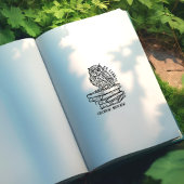 Tampons Encreurs Cute Ex Libris Owl Boite