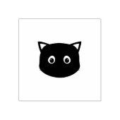 Tampons Encreurs Cute face de chat noir (Impression)