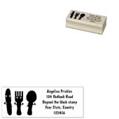 Tampons Encreurs Cute fourche couteau et cuillère dessin de couvert (Tamponné)