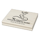 Tampons Encreurs Cute Fox Custom Business, Grande (Tampon)