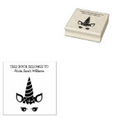 Tampons Encreurs Cute Girly Unicorn Livre Belongs Nom Bookplate (Tamponné)
