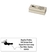 Tampons Encreurs Cute grenouille dans une chaussette rouge saut de  (Tamponné)