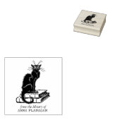 Tampons Encreurs Cute Grumpy Chat De La Bibliothèque De (Tamponné)