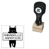 Tampons Encreurs Cute Kitty Personnalisez le Timbre en caoutchouc (Tamponné)