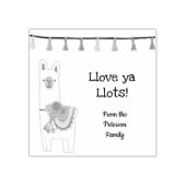 Tampons Encreurs Cute lama et tasses conception personnalisée (Impression)