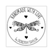 Tampons Encreurs Cute libellule fait main avec amour, (Impression)