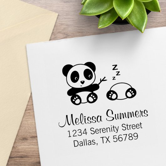 Tampons Encreurs Cute Little Pandas Address